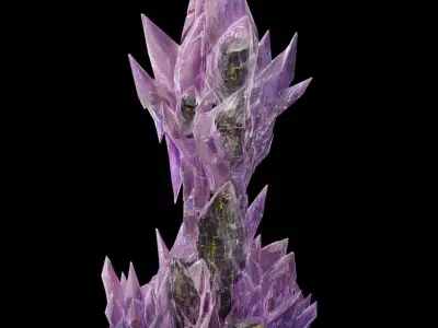 Battlestar - Icefield - Frosty Tower 01 3D model