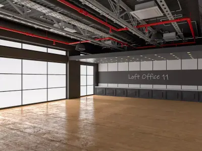 Loft Office 11 3D model