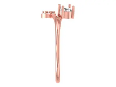 Women Light Weight Band Ring 3D print model 18