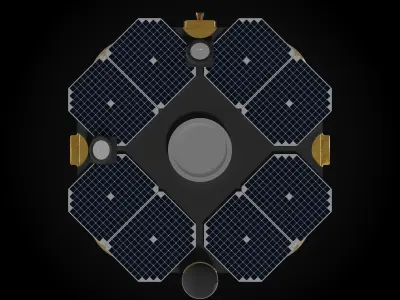 Lunar Photon spacecraft 3D model