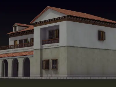 Roman House 3D model