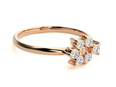 Women ring 3D print model 101