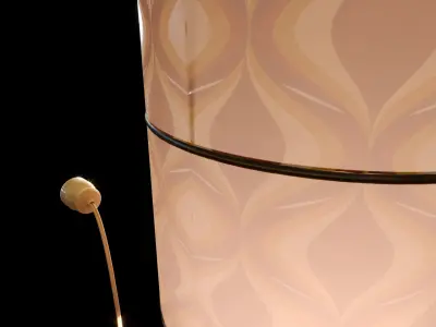 Vintage Large Table Lamp 3D model