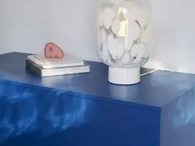 Flakes Glass Table Lamp Low-poly 3D model