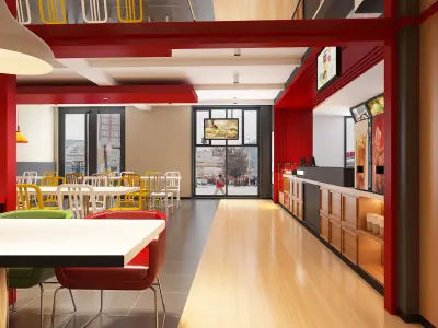  Fast Food Restaurant 04 