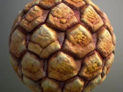 Material Skin Alien 10 Seamless PBR Texture Texture