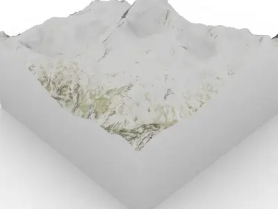 Mount Triglav 3D model