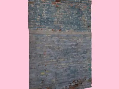 Cool Brick Wall 3D model