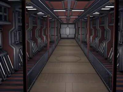 Sci Fi Scene  3D model