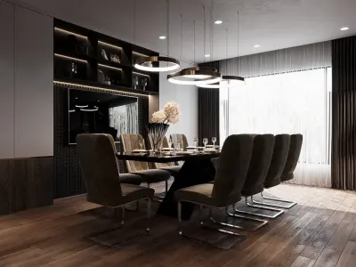 dinning room 3D model purchase