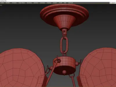 ANKE BRASS MARBLE MEDUZ 3D model