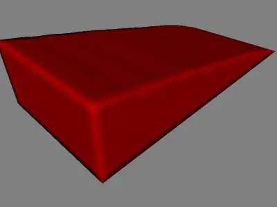 Door Stopper Wedge Free low-poly 3D model