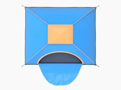 Camping tent 3D model