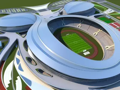 Stadium 4 3D model