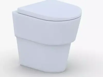 1547 - Toilet Low-poly 3D model