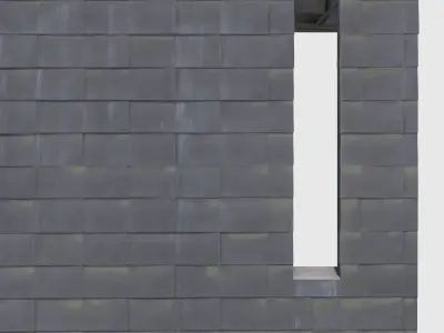 Metal Tiled Wall 3D model