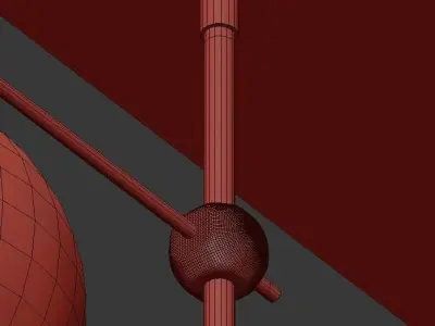 Glass Globe Mobile Chandelier Collection RH 3D model purchase