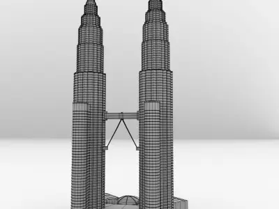 Petronas Twin Tower 3D model