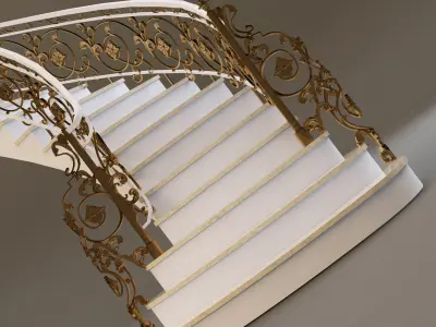 classical Staircase 3D model