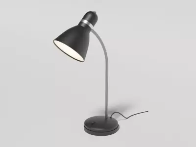 Lamp-Low poly table lamp with shade Low-poly 3D model