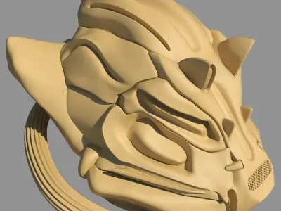 Sci-Fi Helmet 3D model