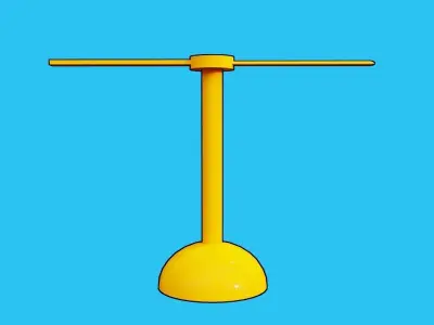 Anywhere Door and Bamboo Copter Low-poly 3D model