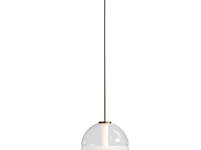 West Elm Zia Round Pendant Lamp 3D model