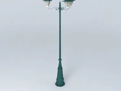 Square street light 3D model