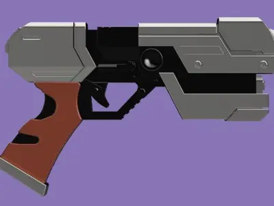 Metroid -  Paralyzer gun for cosplay 3D print model