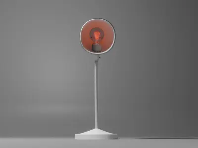 Lamp Furniture Light bulb Low-poly 3D model