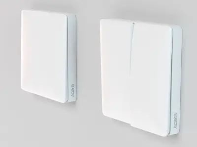 xiaomi Aqara wireless Wall Switch Free 3D model