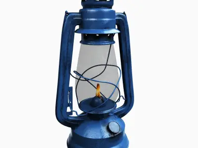 lantern metal 3D model