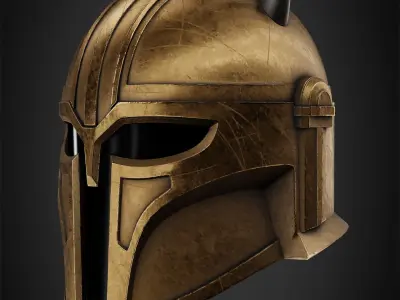 The Mandalorian Armorer Helmet for Cosplay 3D print model