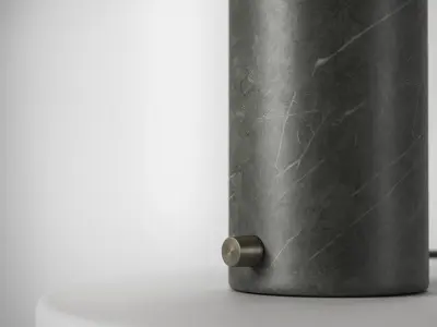 GUBI Gravity Table and Floor Lamp 3D model