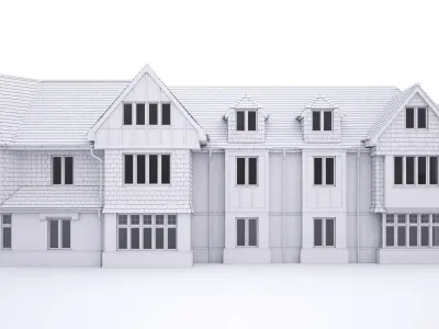 British House Yardley 3D model