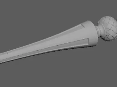 leg High quality 3d models for processing on a cnc machine 3D model 9