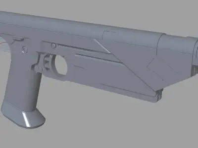 Bo-katan Westar-35 mandalorian blaster  3d print model 3D print model