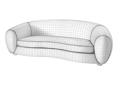 Polar Bear Sofa 3D model