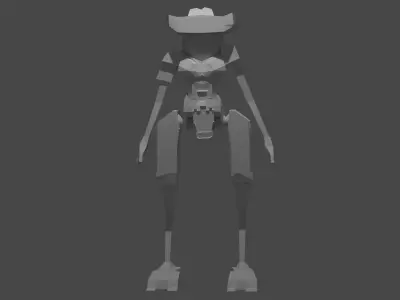 Cowboy robot  3D model