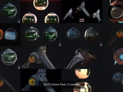 Sci-Fi Drone Pack