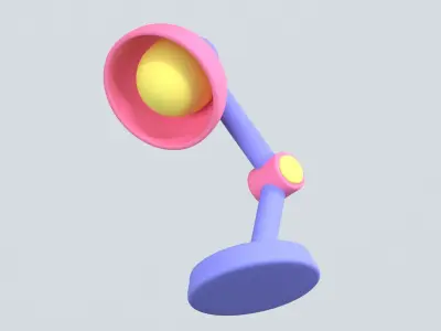 Desk Lamp 3D Icon 3D model
