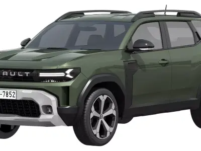Renault Duster 2024 3D model