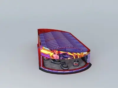 Dodgems 90s UK Free 3D model