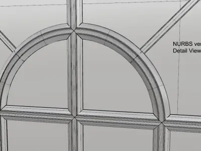 Arch Window 3D model