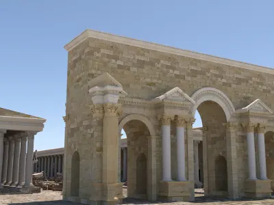 Ancient city of Anavarza 3D model