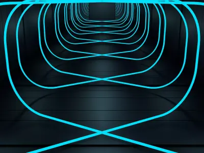 Sci Fi Interior 3D model 19