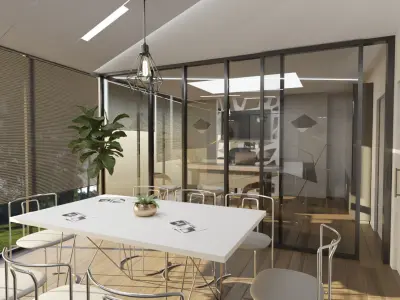 Office modern home 3D model