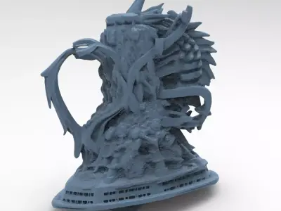 Leviathan dragon Coils 15 3D model