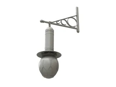 Krizik arc street lamp 3D model