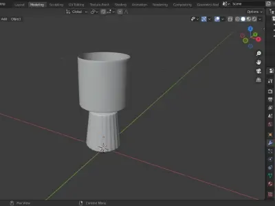 Lamp 3D Model table with shade 3D model purchase